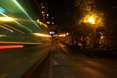 Passage du tram devant les urgences